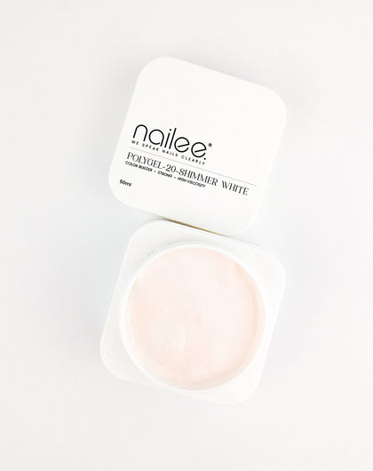 Polygel 20 Shimmer White 50 ml
