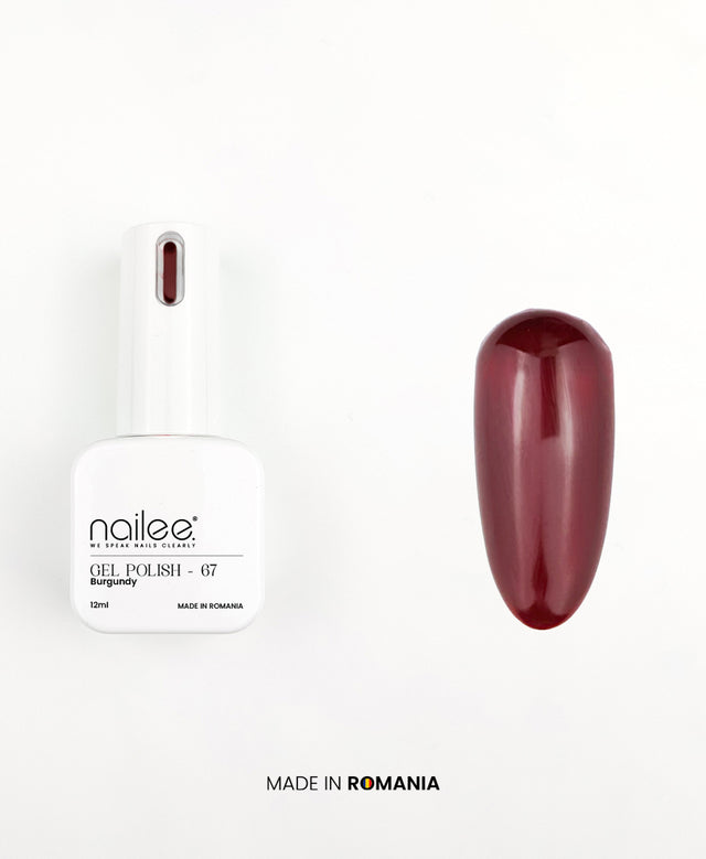 Gel Polish 67 Burgundy 12 ml